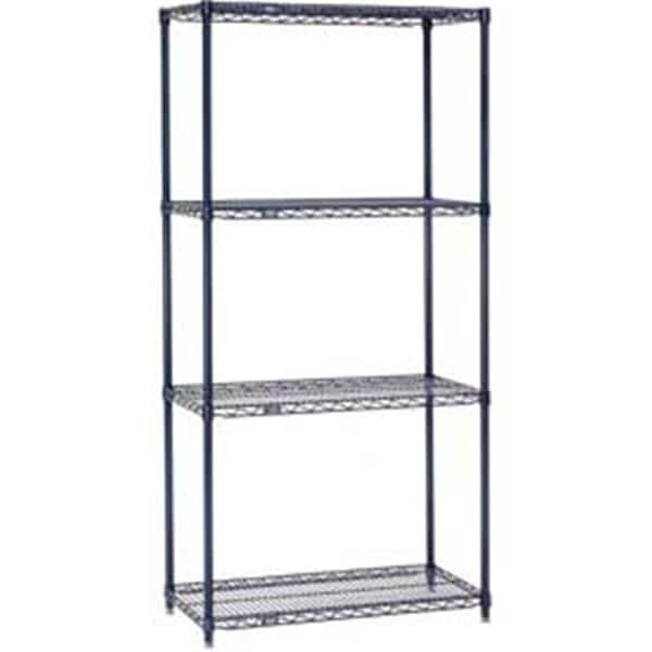 Designed To Furnish Nexelon Wire Shelving - Blue - 72 x 18 x 74 in. DE3496923 - main